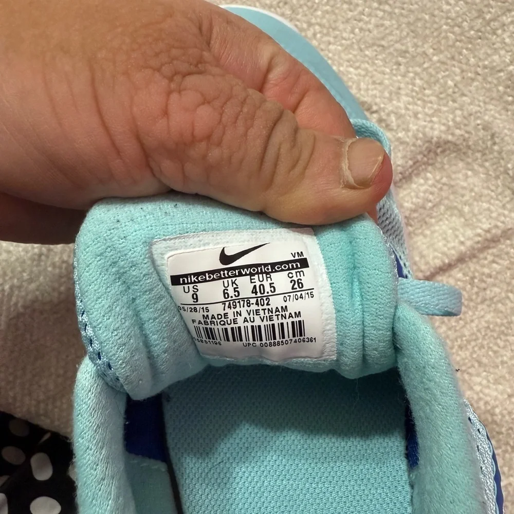 Nike Light Blue Athletic Shoes